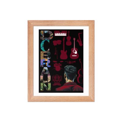 Framed poster Life in Lyrics book cover - Image 2