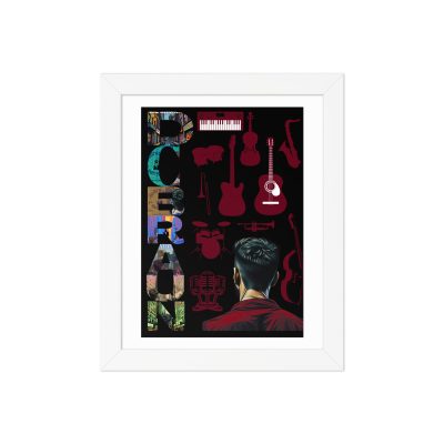 Framed poster Life in Lyrics book cover - Image 3