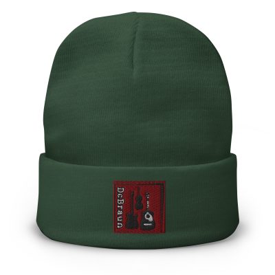 Knit Beanie with embroidered Logo Green - Image 2