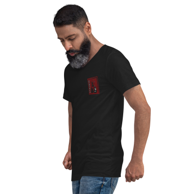 Unisex DcBraun Logo Short Sleeve V-Neck T-Shirt - Image 8