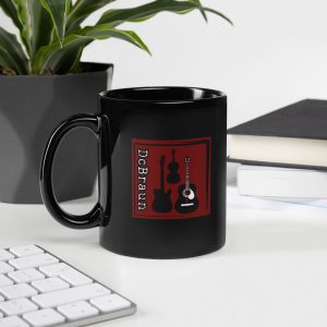 DcBraun Logo Black Glossy Mug