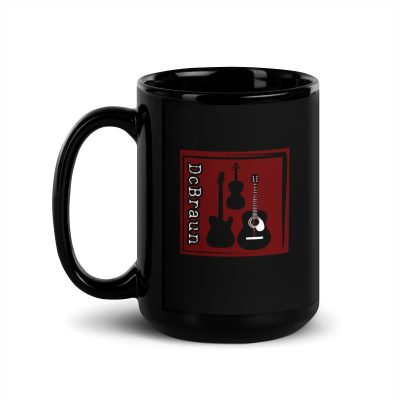 DcBraun Logo Black Glossy Mug - Image 6