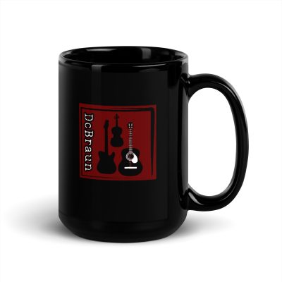DcBraun Logo Black Glossy Mug - Image 4