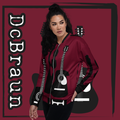 DcBrau Logo Unisex Bomber Jacket - Image 2