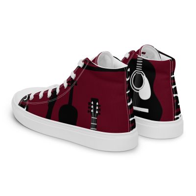 DbBrain Logo Canvas Shoes Men’s high top canvas shoes - Image 6