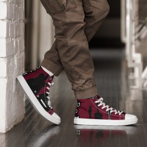 DbBrain Logo Canvas Shoes Men’s high top canvas shoes