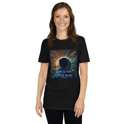 Live in the Living room album art Short-Sleeve Unisex T-Shirt - Image 2