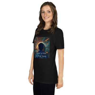 Live in the Living room album art Short-Sleeve Unisex T-Shirt - Image 3