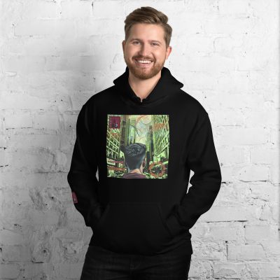 Unisex Digital Airwaves Hoodie - Image 14