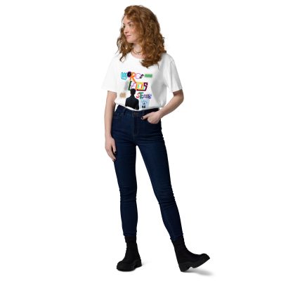 Words are seeds or stones album cover organic cotton t-shirt - Image 3