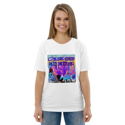 Beautiful Baby (New Normal) Album Art Unisex organic cotton t-shirt - Image 4