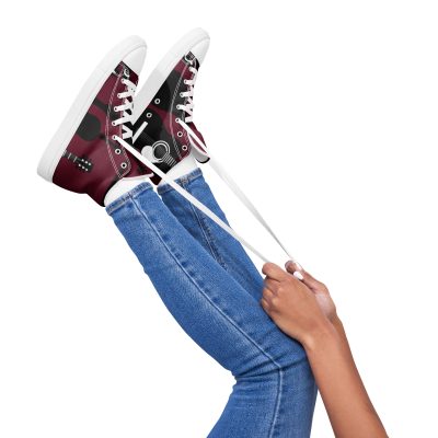 Women’s high top canvas shoes - Image 3