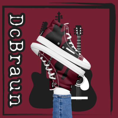 Women’s high top canvas shoes - Image 2
